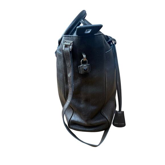 Marc Jacobs Large Rocket Tote with large rockstuds grey taupe leather - Picture 4 of 12